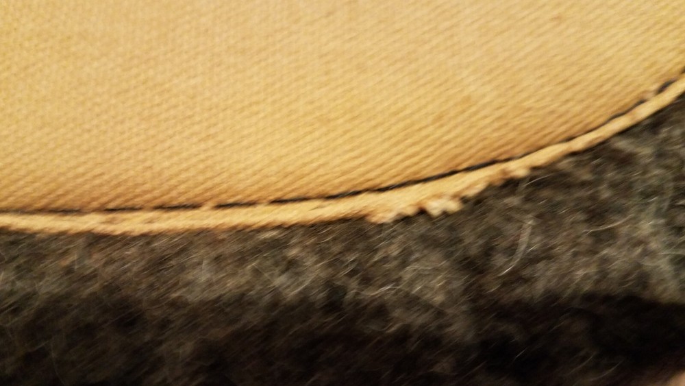 Canvas Work Western Saddle Pad, Wool Felt bottom