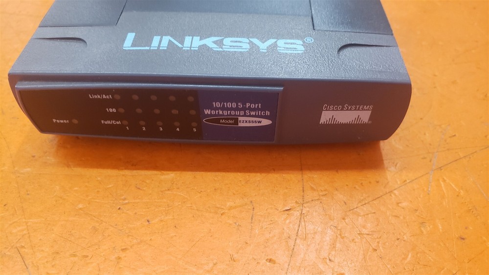 ⭐️⭐️⭐️⭐️⭐️ Linksys EZXS55W 5-Port 10/100 Workgroup Switch