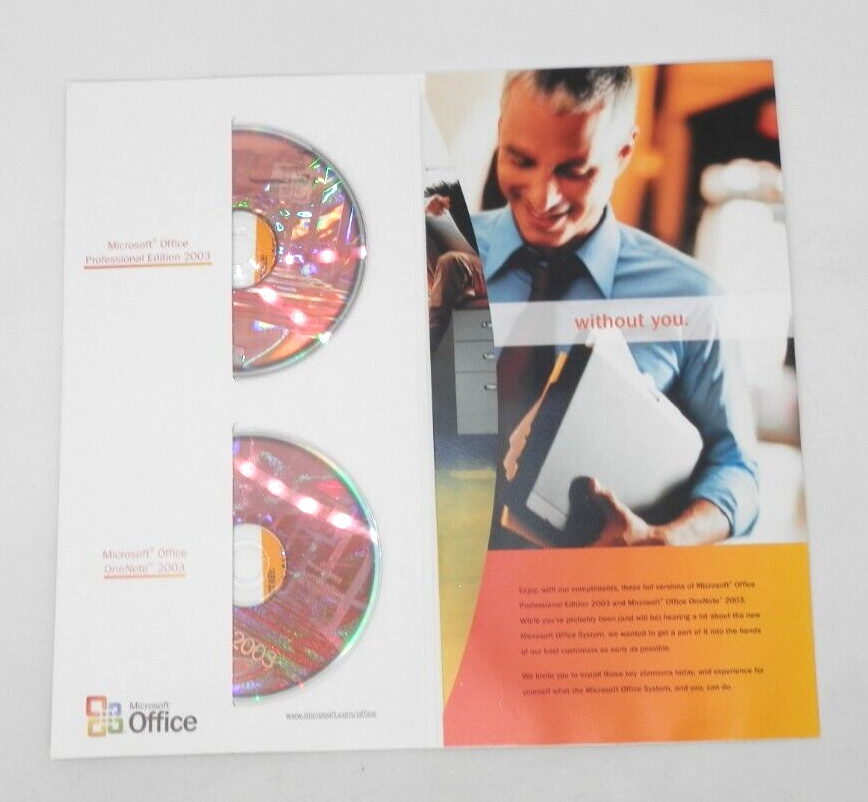 Microsoft Office Professional & One Note 2003 With Keys Word Excel PowerPoint