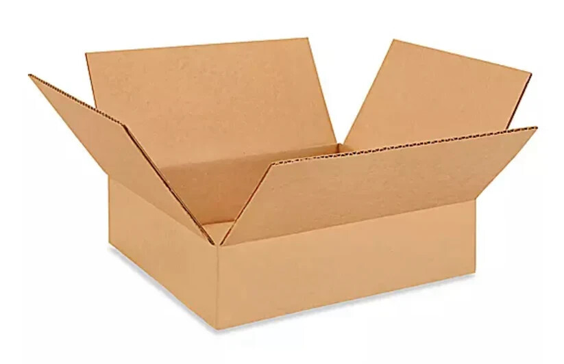 12" x 12" x 3" Cardboard Corrugated Box - SINGLE BOX