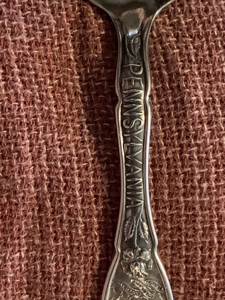 6" Pennsylvania silver plate Collector Spoon, eagle