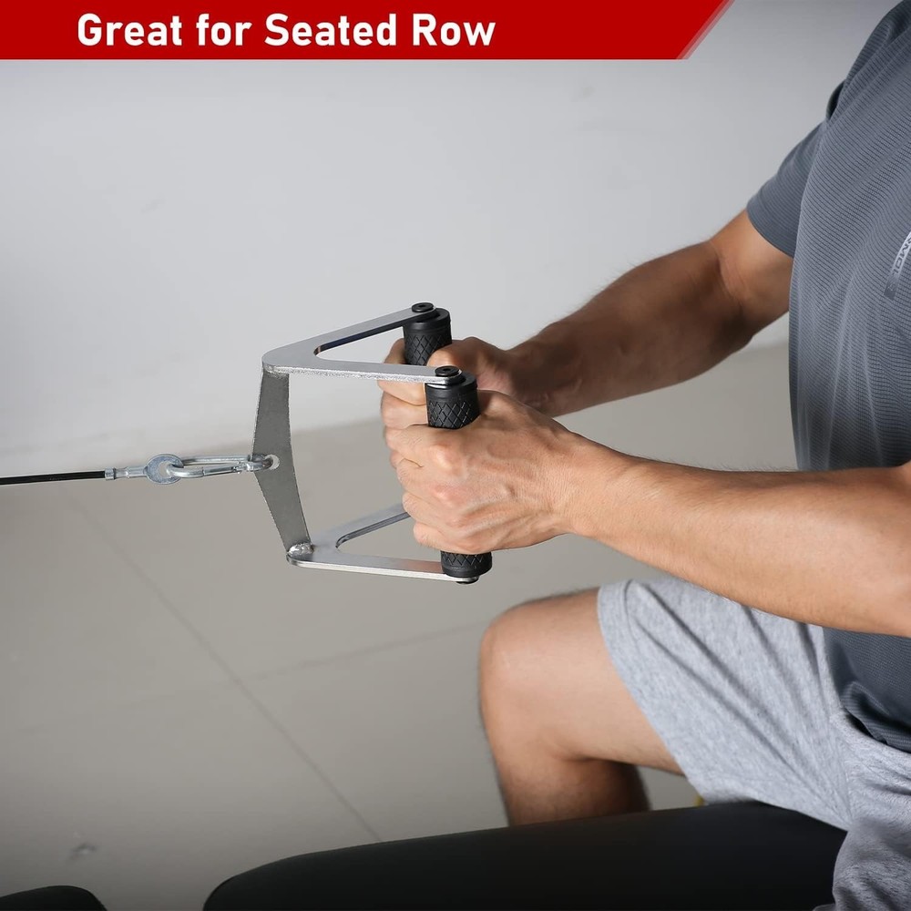 Durable Double D Grip Handle Landmine Attachment for Optimal Workout Performance