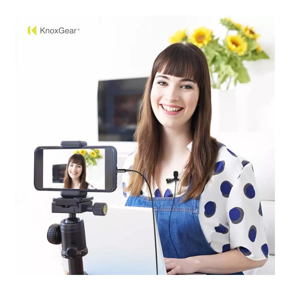 Knox Gear Omnidirectional Condenser Lavalier Microphone Multi-Pack