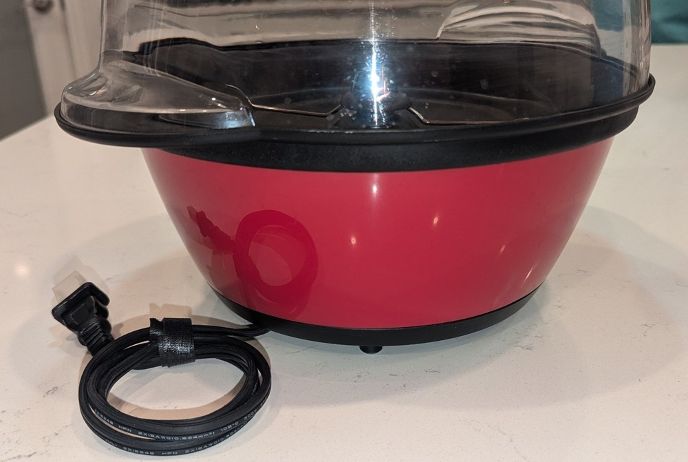 West Bend Stir Crazy 6Qt Popcorn Maker Model 87202 Red - T