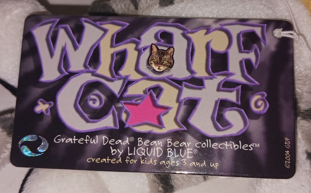 Grateful Dead Bean Bear WHARF CAT 2004 Edition 13