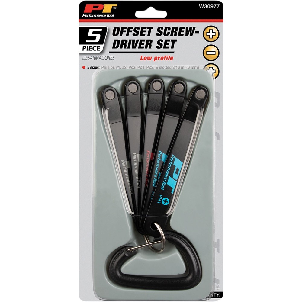 Performance Tool Screwdriver Set - Low Profile W30977