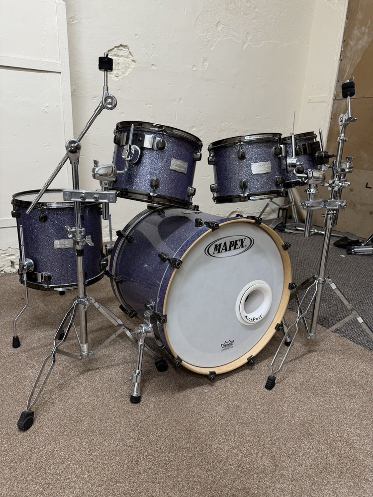 Mapex Saturn Purple Sparkle Shell Pack