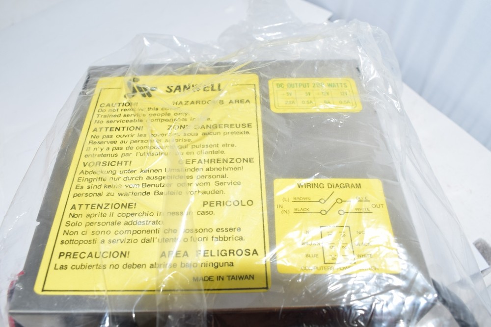 NEW Sanwell DC Output 200 Watts Power Supply