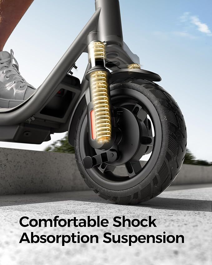 2026 Adults Electric Scooter Foldable Scooter +App &Double Shock Absorption 20KM