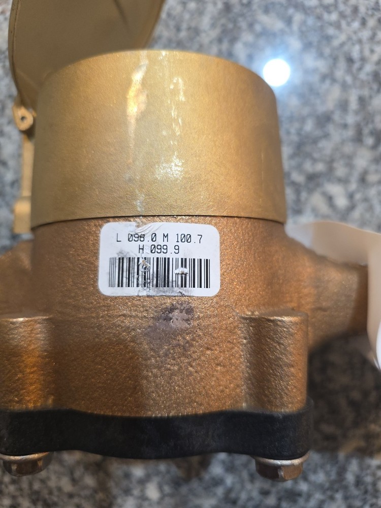 Sensus SR II 5/8" Brass Water Meter – Zero Hours – New