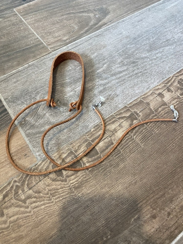 Hender Scheme ‘Glass Cord’ Leather Eyewear Strap