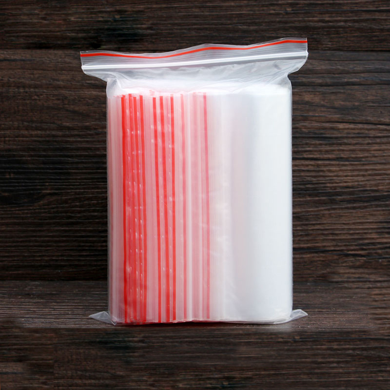 Clear, Mini Zip Lock Bags with Grip Seal – Durable & Reusable (Poly)