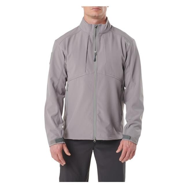 5.11 Tactical Men's Sierra SoftShell Lightweight Jacket Gray Size- SMALL