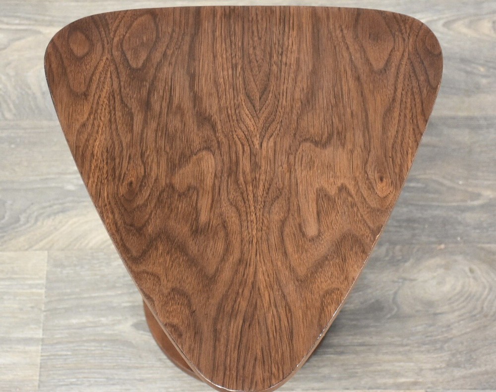 Walnut End Tables - A Pair Mid Century Modern