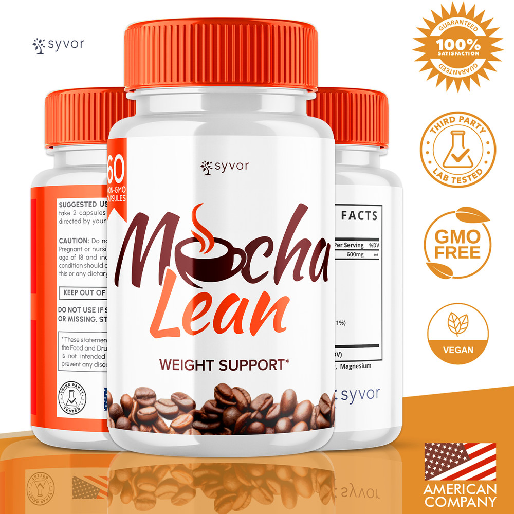 Mocha Lean Advanced Formula Natural Energy & Workout Support Supplement 180 Caps