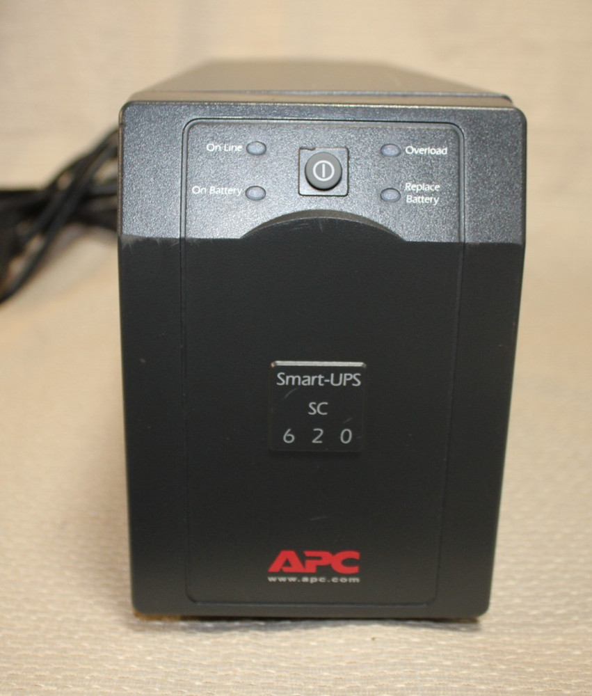 APC Smart-UPS SC620 Backup Battery UPS Tower Untested Needs Battery