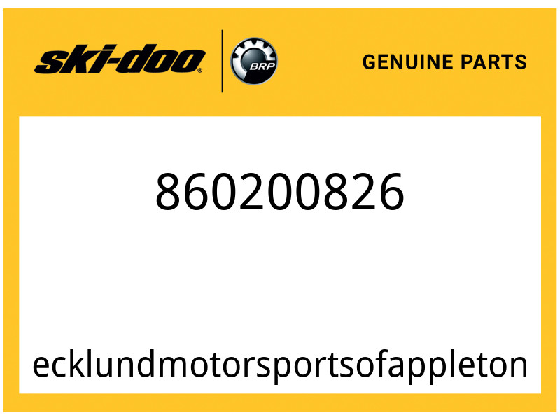 Ski-Doo OEM Part 860200826 Sac            *Bag