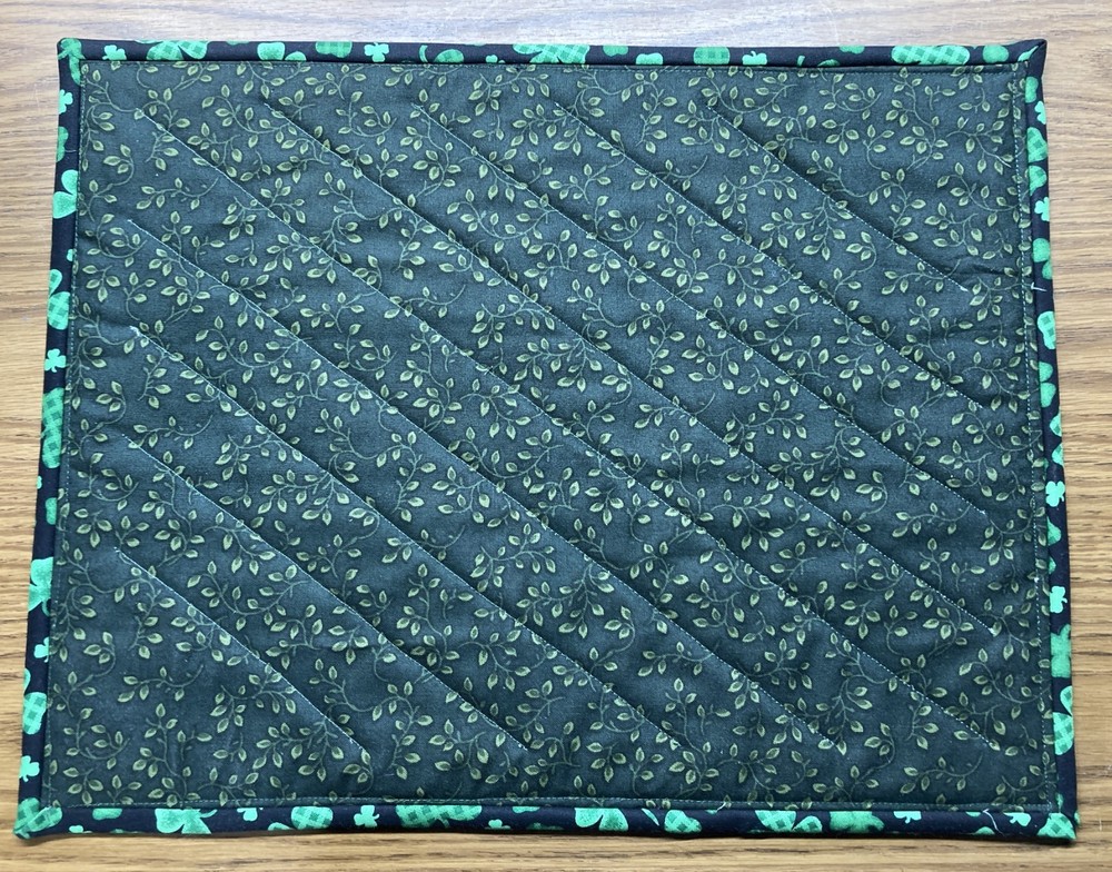 March Irish Chain Table Topper