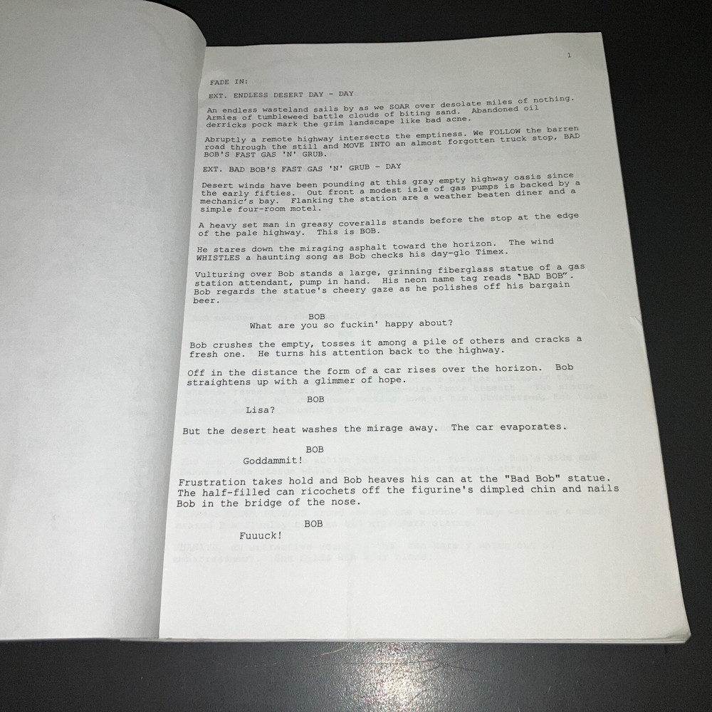 KINGDOM COME (3/9/99) Peter Schink UNMADE? Screenplay + COA!
