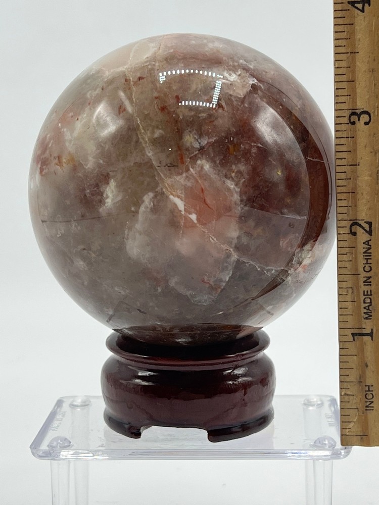 Fire Quartz with Blue Flash K