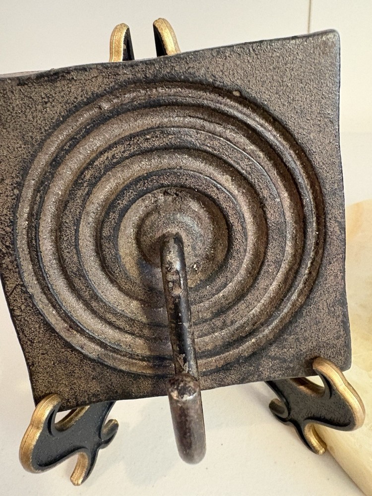Two Vintage Cast Iron Wall Hooks