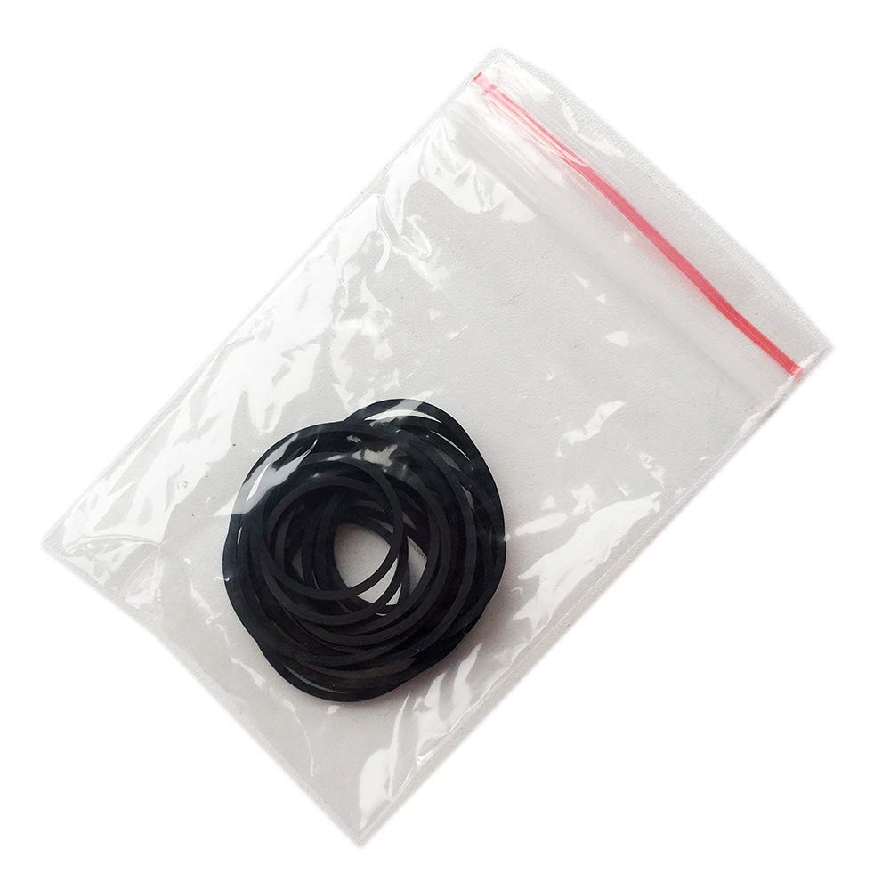 Mixed Square Cassette Tape Machine Recorder Rubber Belt Black