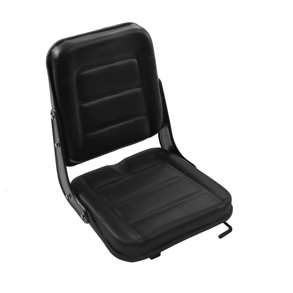 Universal Forklift Seat Fold Down Tractor Seat Suspension w/Slide DurableComfort