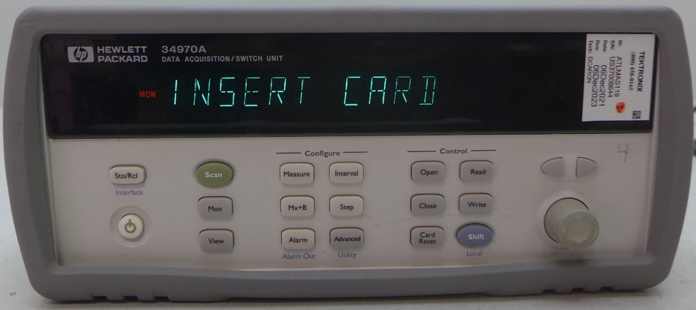 Agilent/HP 34970A Data Acquisition/Switch Unit - Tested and Working #4