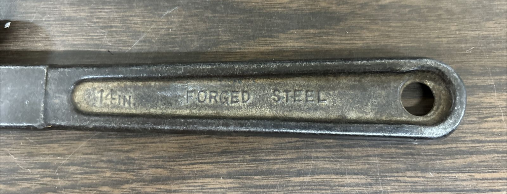 Vintage Heavy Duty Pipe Wrench 14''