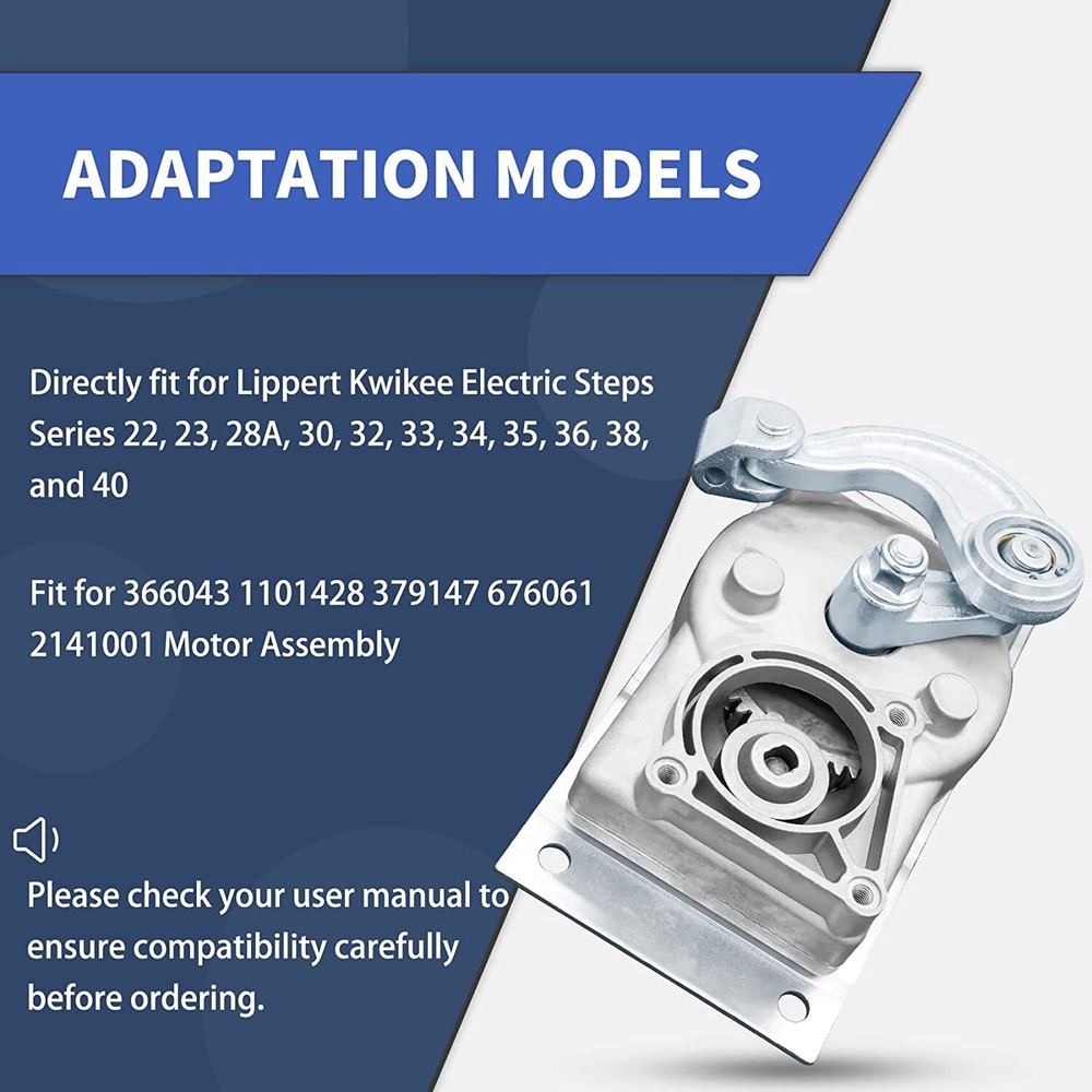 379160 Gear Box Linkage & Assembly "A" For Kwikee 22 32 40 Series Electric Steps