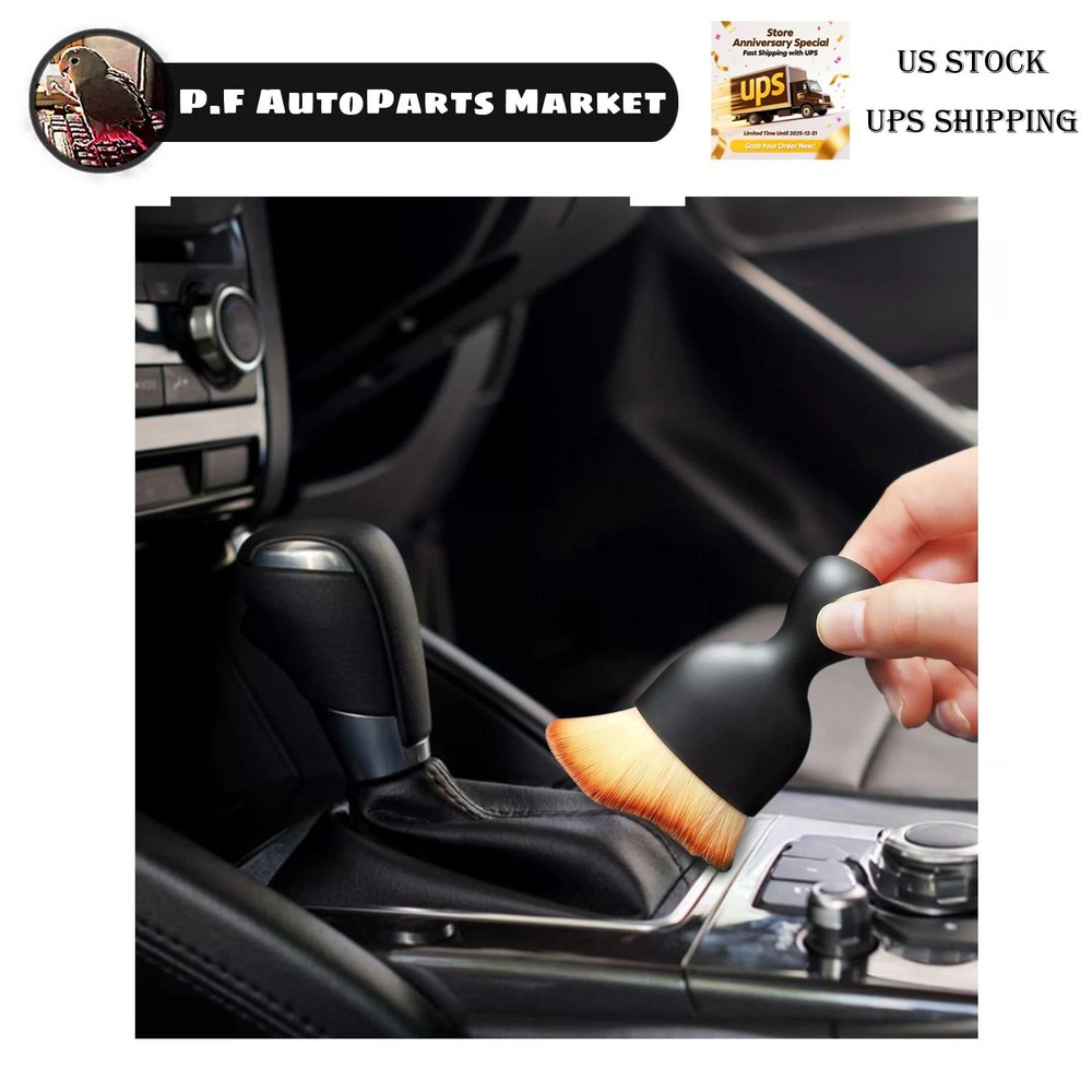 Universal Car Cabin Cleaning Tool Soft Brush Dashboard Screen Gap Dust Remover