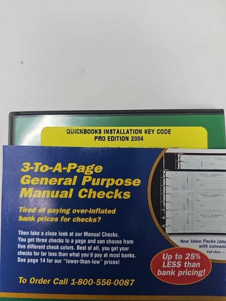Intuit QuickBooks PRO 2004 Small Business Windows 98/ME/2000/XP