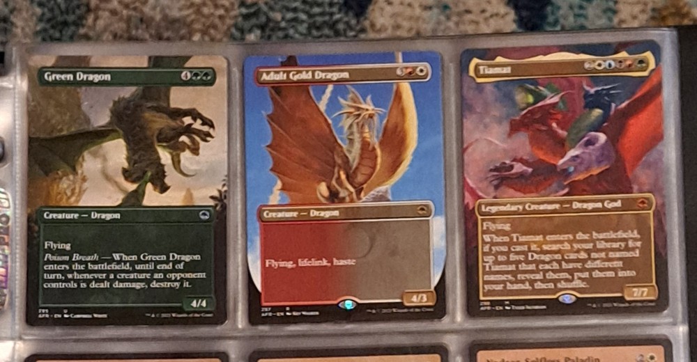 MTG D&D: Forgotten Realms complete base + Tiamat & borderless, full module set