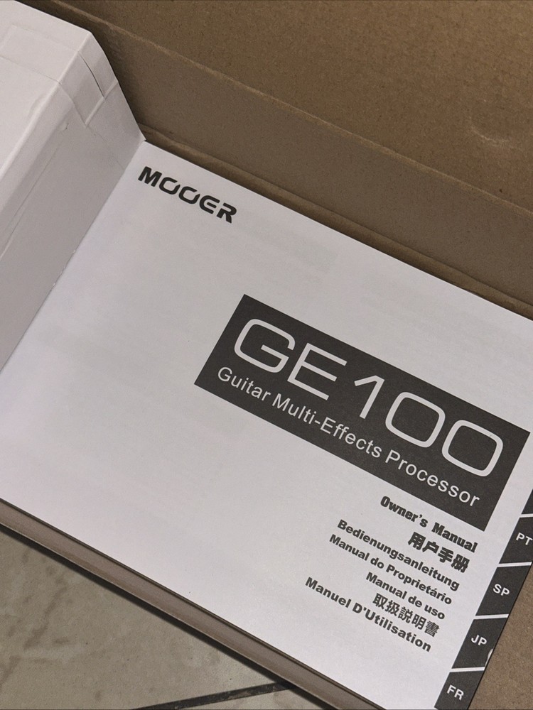 MOOER GE100 Multi-Effects Guitar Processor Pedal