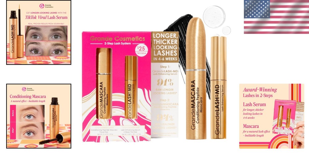 Lash & Brow Care Multi-Step System – For Naturally Longer, Fuller Lashes