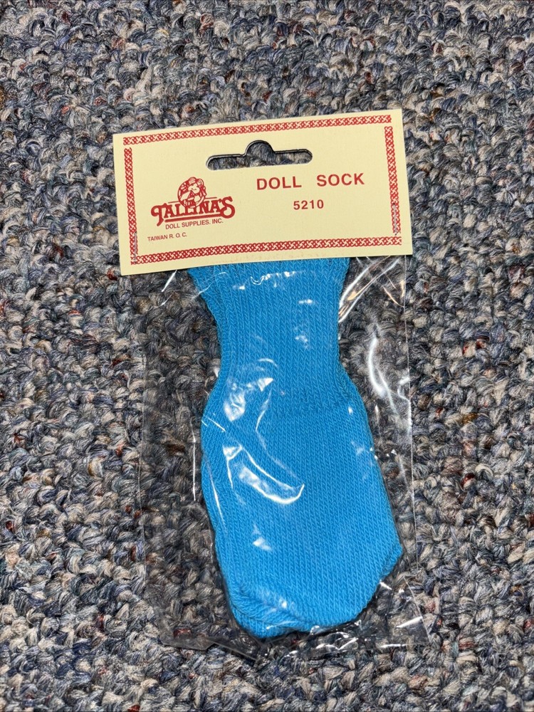 Fits Cabbage Patch Kid /Doll New Blue Socks