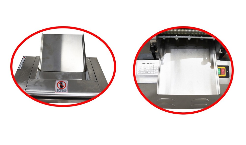 110V Dough Sheet Roller Noodles Maker with 1.5mm Cutter 11.4" Width Roller