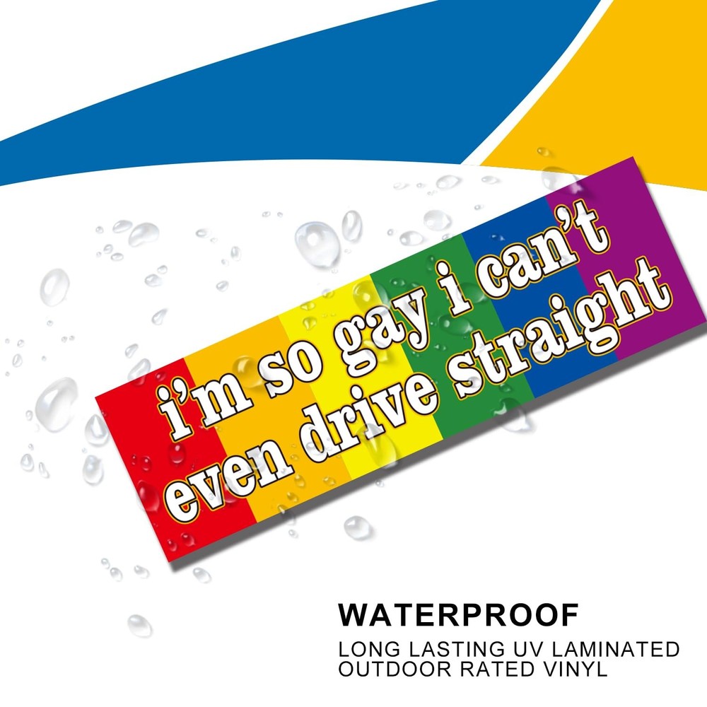 WZCNDIDI I'm So Gay I Can't Even Drive Straight - Rectangular, Rectangular