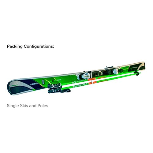Hard High Density Polyethylene Ski Case Shuttle| Molded Handles & Rugged Low