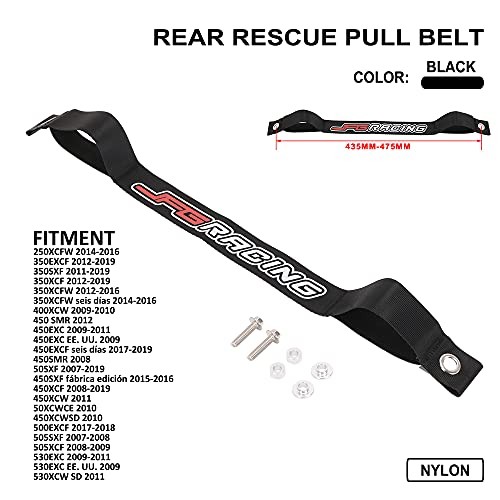 Universal Motorcycle Rescue Pull Belt Rear Shock Absorber Tie Down Straps for