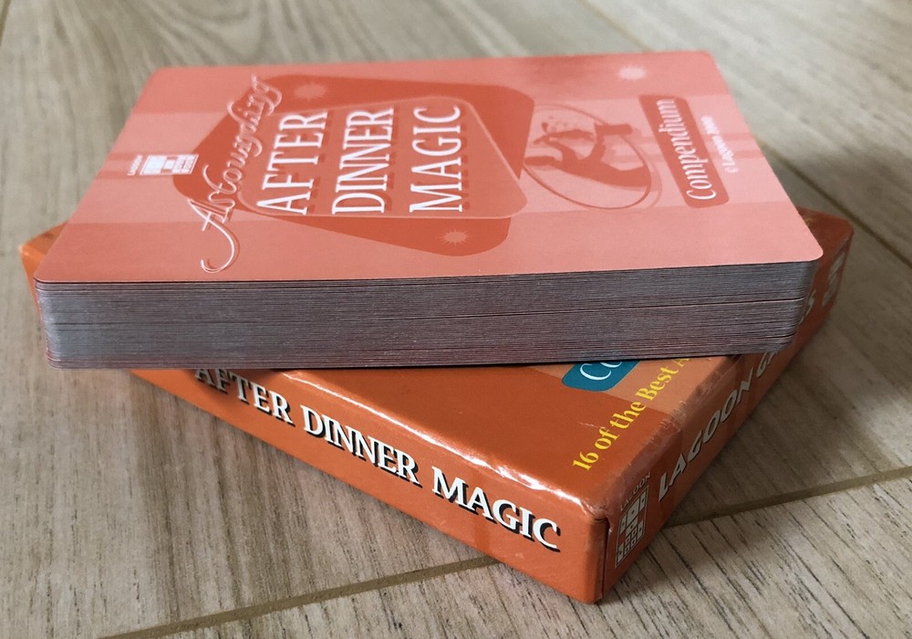 Lagoon Astounding AFTER DINNER MAGIC Compendium - 16 Magic Tricks Pack of Cards