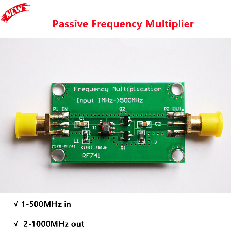 RF741 Passive Frequency Multiplier Input 1-500MHz RF HF Frequency Doubler