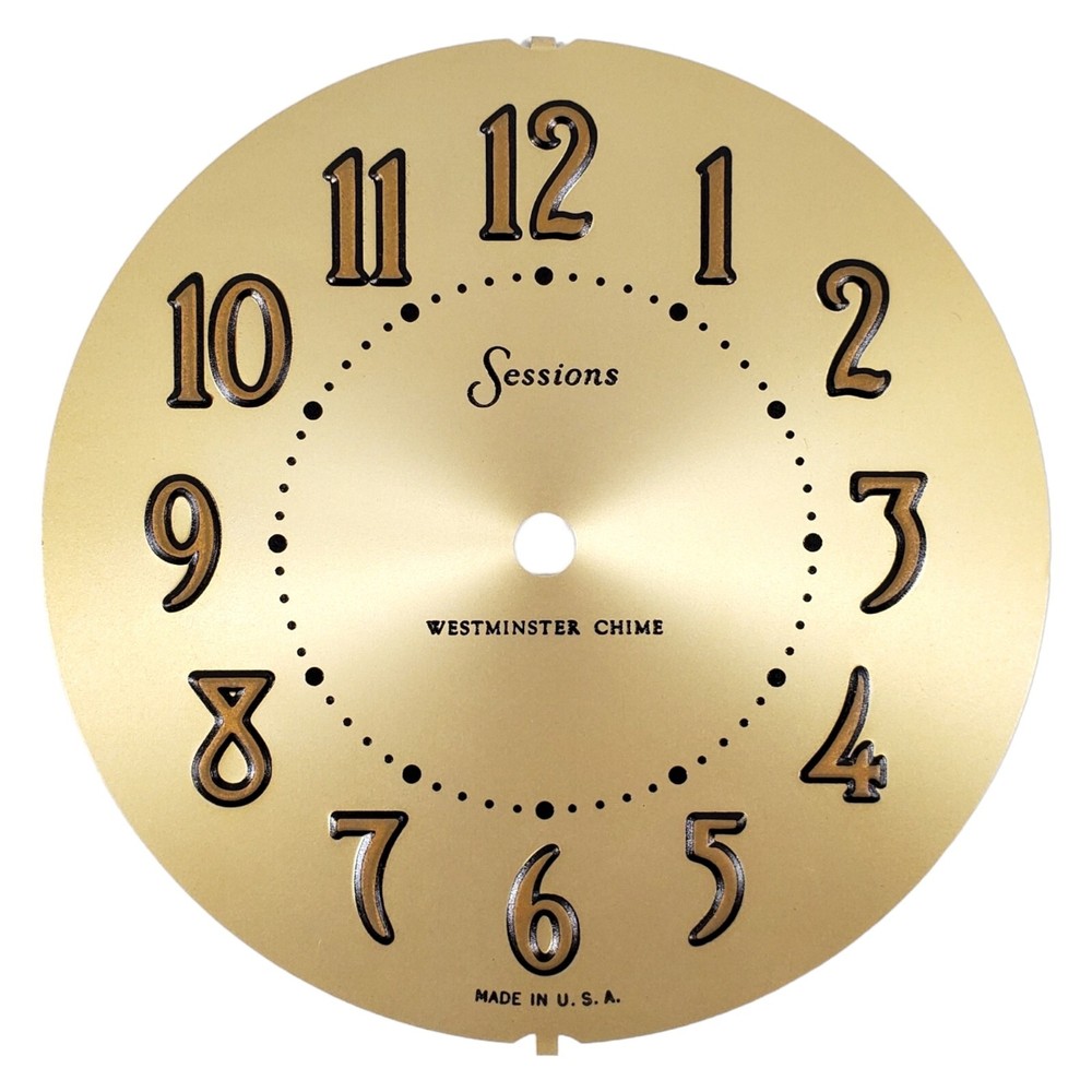 Sessions Westminster Chime Clock Dial Replacement Part