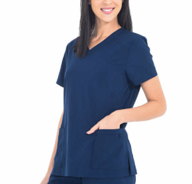 NEW 3 Pack BT Supply Co Women's V-Neck Scrub Top Size Medium