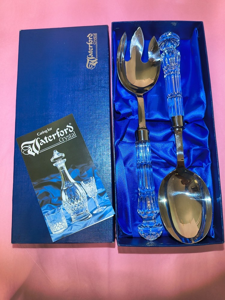 Waterford Crystal Lismore Salad Serving Set
