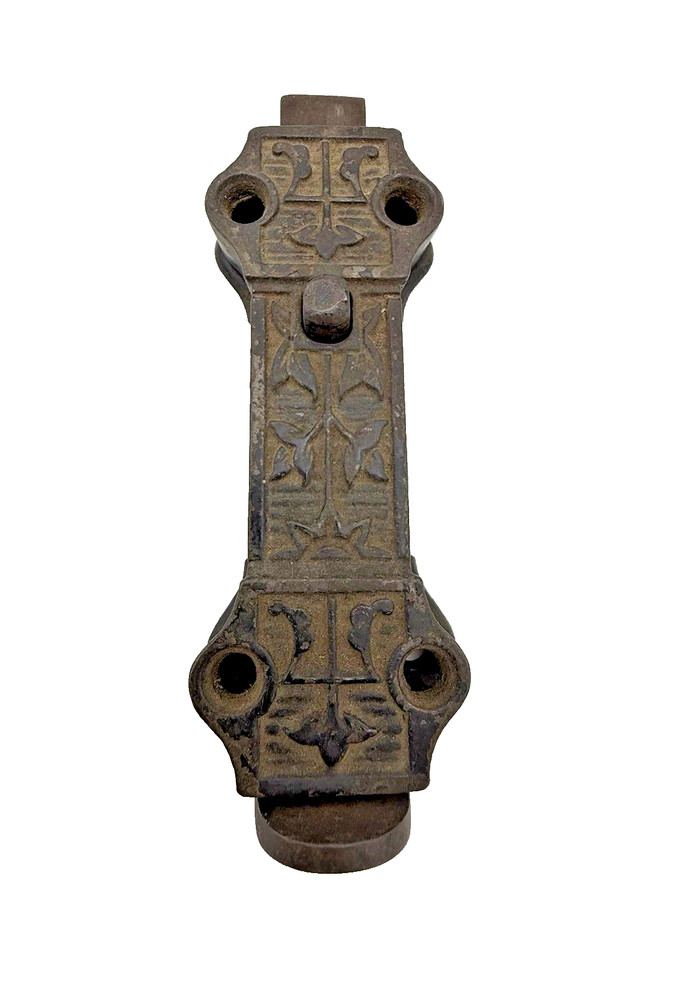 Victorian Working Cast Iron Dead Bolt Spring Loaded