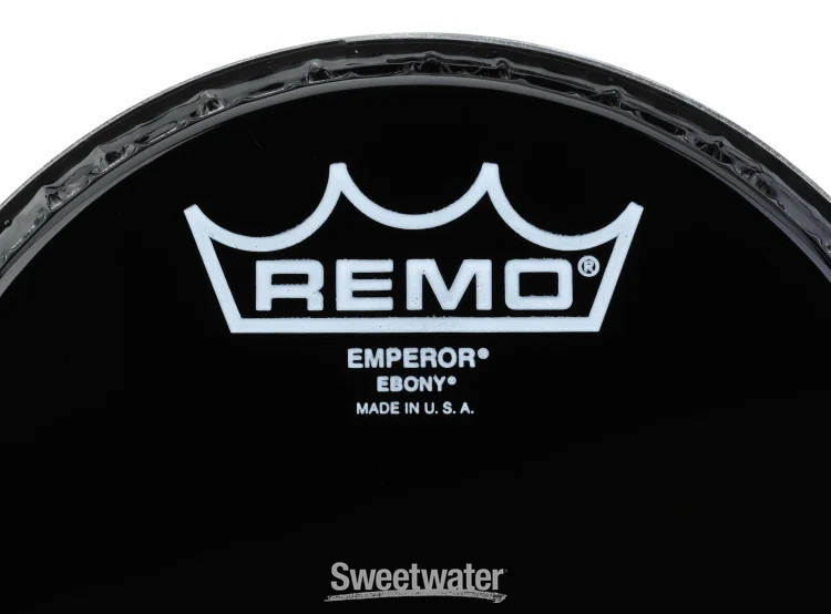 Remo Emperor Ebony Drumhead - 6 inches