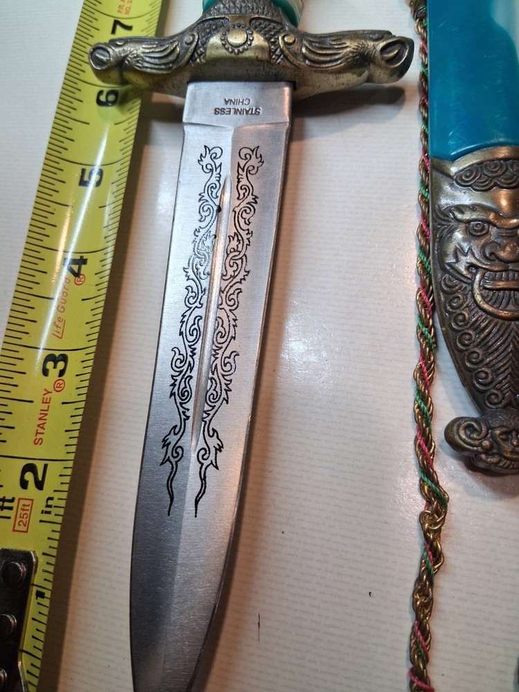 decorative 6" dagger stainless china