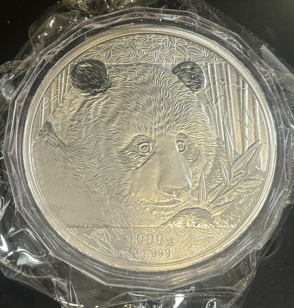 2018 CHINA KILO SILVER PANDA GEM PROOF COMMEMORATIVE .999 OGP / COA