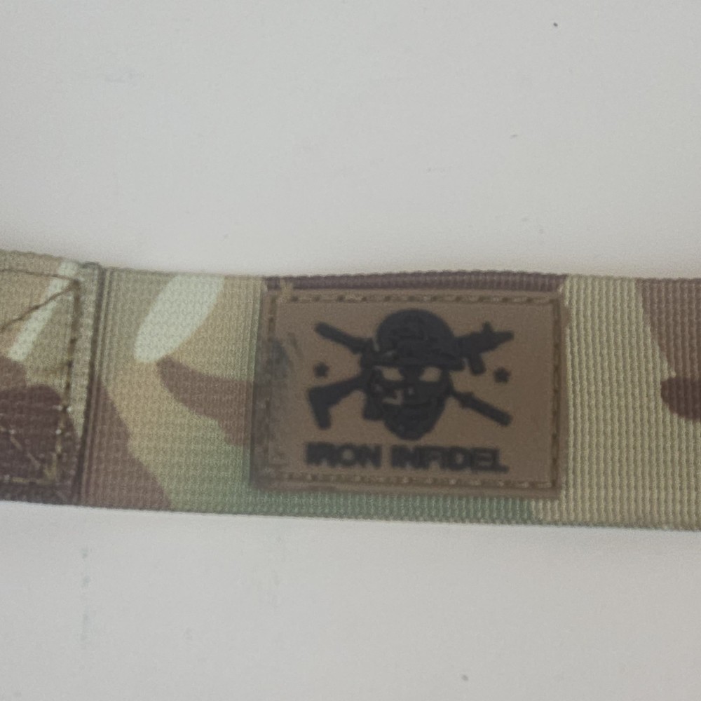 Iron Infidel Multicam Modular Tactical Gear Belt Multicolor Strap Patch